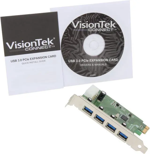 Alt view image 6 of 7 - VisionTek USB 3.0 PCI-E Expansion Card Model 900544
