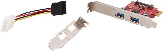 Alt view image 5 of 6 - VisionTek Connect Series USB 3.0 2-port PCIe Small Form Factor host adapter card -900598