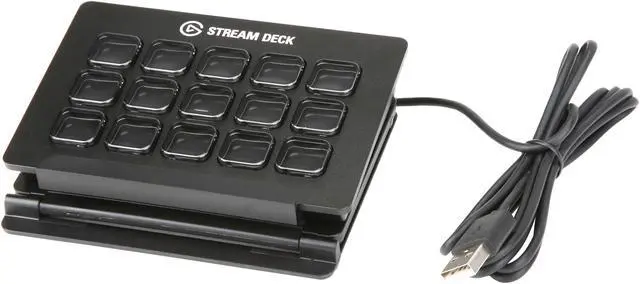 Alt view image 9 of 10 - Elgato Stream Deck - Live Content Creation Controller with 15 Customizable LCD Keys, Adjustable Stand, for Windows 10 and macOS 10.11 or Later