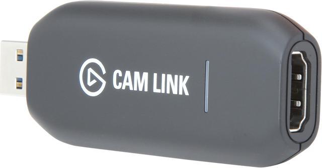  Elgato Cam Link - Broadcast live and record via DSLR,  camcorder, or action cam in 1080p60, compact HDMI capture device, USB 3.0 :  Electronics