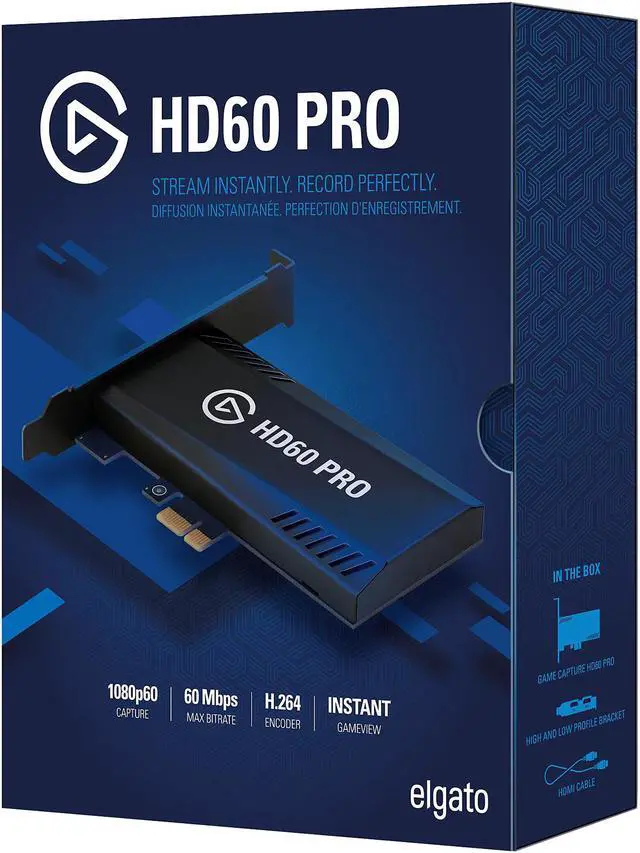 Alt view image 4 of 5 - Elgato Game Capture HD60 Pro PCIe Capture Card, Stream and Record in 1080p 60 FPS