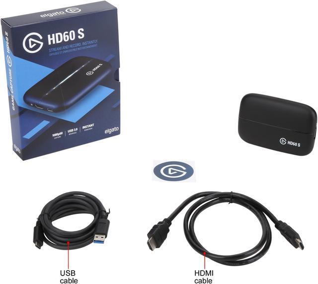 Alt view image 7 of 6 - Elgato Game Capture HD60 S - Stream, Record and Share Your Gameplay in 1080p 60 FPS, Superior Low Latency Technology, USB 3.0, For PS4, Xbox One and Nintendo Switch