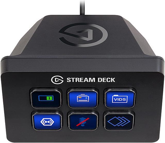 Alt view image 4 of 10 - Elgato Stream Deck Mini - Live Content Creation Controller 6 Customizable LCD Keys Windows 10 macOS 10.13 Later