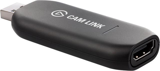 Elgato Cam Link 4K - HDMI to USB 3.0 Camera Broadcast Live and in 1080p60 4K 30 fps via a Compatible DSLR, Camcorder or Action Cam Video Capturing