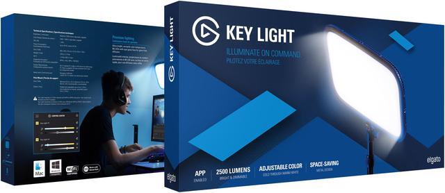 Alt view image 11 of 11 - Elgato Key Light - Professional Studio LED Panel, App-controlled, 2800 Lumens, Color Temperature Adjustable, Desk Mount Included, for PC and Mac