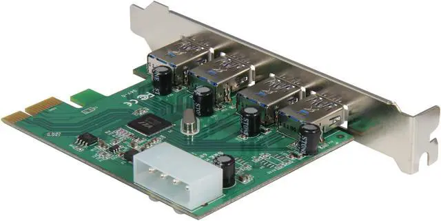 Alt view image 5 of 6 - Wintec FileMate 4-Port USB 3.0 PCI Express Card Model 3FMPCIE02U3-4P-R
