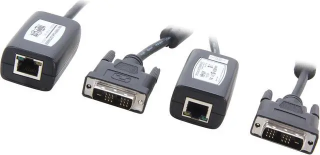 Main image of Tripp Lite DVI Over Cat5/Cat6 Extender, Video Transmitter & Receiver, 1920x1080 at 60Hz, TAA (B140-101)
