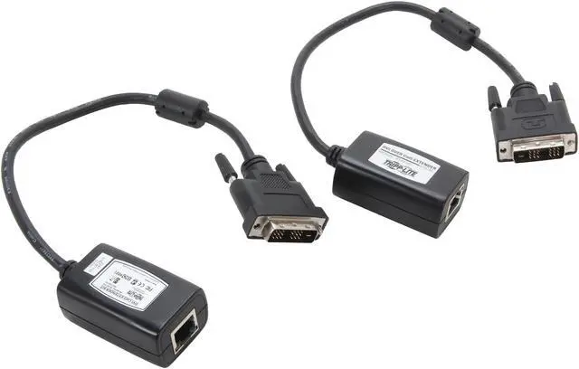 Alt view image 2 of 3 - Tripp Lite DVI Over Cat5/Cat6 Extender, Video Transmitter & Receiver, 1920x1080 at 60Hz, TAA (B140-101)