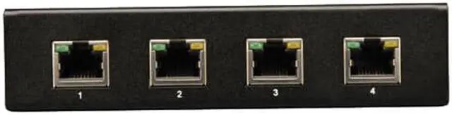 Alt view image 2 of 5 - Tripp Lite 4-Port HDMI over Cat5/Cat6 Extender/Splitter, Box-Style Transmitter for Video and Audio, 1080p @60Hz up to 150-ft., TAA