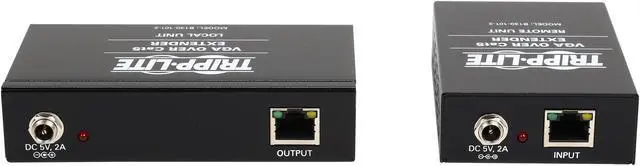 Alt view image 5 of 6 - Tripp Lite VGA over Cat5 Extender Kit (Transmitter + Receiver) B130-101-2