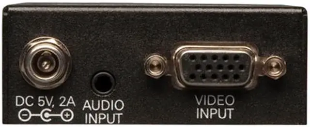 Alt view image 2 of 3 - Tripp Lite VGA + Audio over Cat5 Extender 2-Port Transmitter HD15 RJ45 TAA B132-002A-2