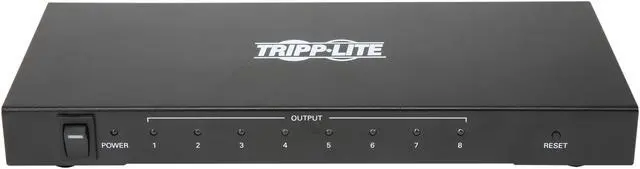 Alt view image 3 of 6 - Tripp Lite 8-Port 4K HDMI Splitter for Ultra-HD (4Kx2K) Video and Audio - 4096 x 2160 @ 30Hz (B118-008-UHD)