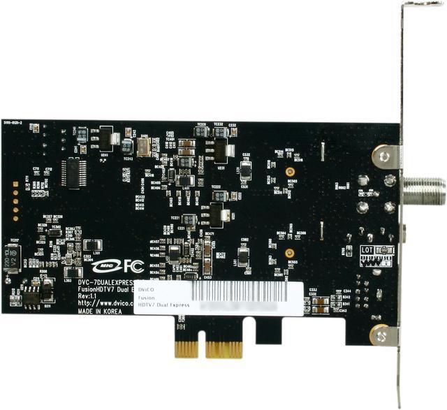 Alt view image 5 of 7 - DViCO FusionHDTV7 Dual Express DUAL HDTV/Analog TV Tuner Card  W/PVR