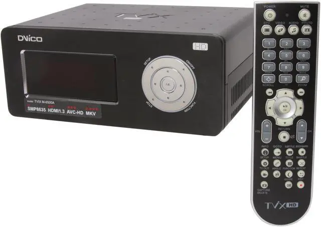 Alt view image 8 of 10 - DViCO TViX HD Meidia Player with Network M-6500A