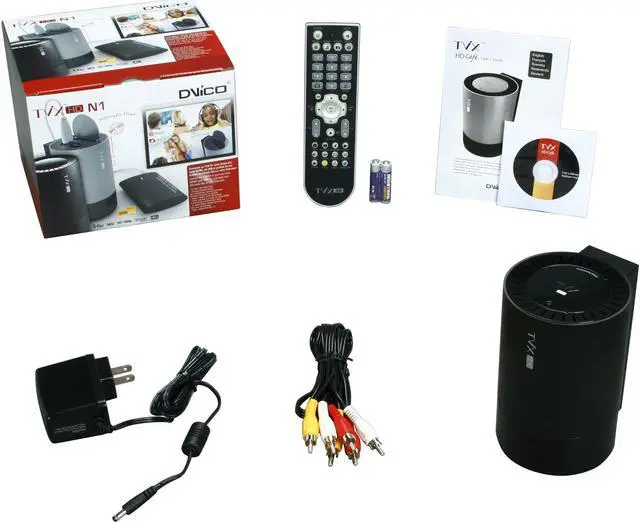 Alt view image 7 of 7 - DVico Full HD 1080p Media Player PVR W/ Network TVIX HD N1 (cafe)