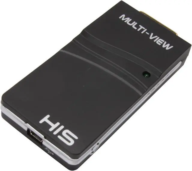 Main image of HIS HMV-MAC-PC Multi-View USB Graphics Adapter Retail PC/MAC(RoHS)