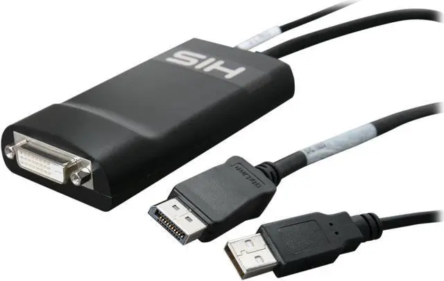 Main image of HIS HDPDVIEYE DisplayPort to DL-DVI Eyefinity Adapter