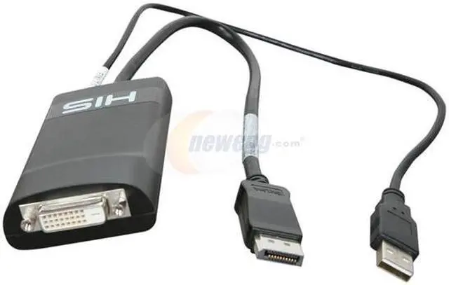Alt view image 2 of 3 - HIS HDPDVIEYE DisplayPort to DL-DVI Eyefinity Adapter