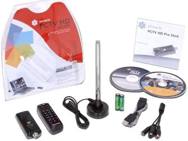 Alt view image 4 of 5 - Pinnacle ATSC/NTSC USB TV Tuner and Capture w/ Mini Remote PCTV HD Pro Stick USB 2.0 Interface