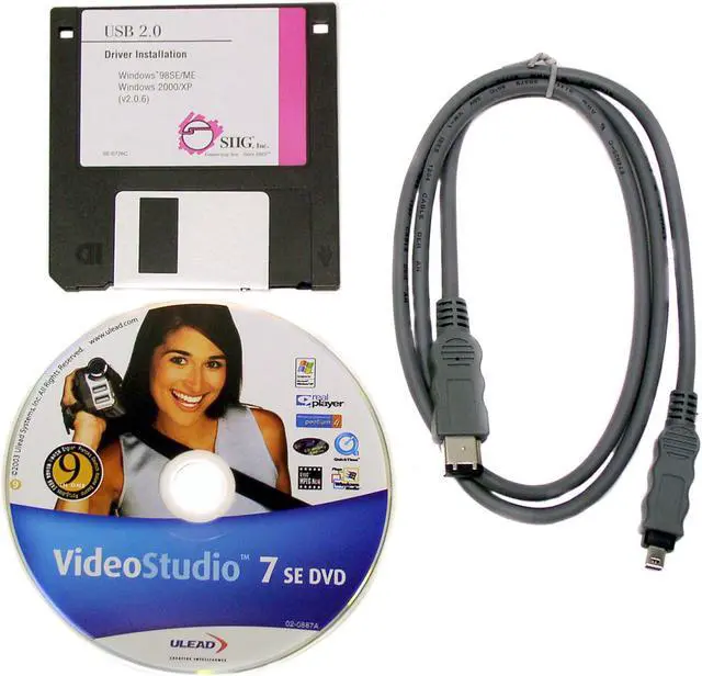 Alt view image 4 of 5 - SIIG USB2.0 + IEEE1394 DV Kit Model JU-NN0012