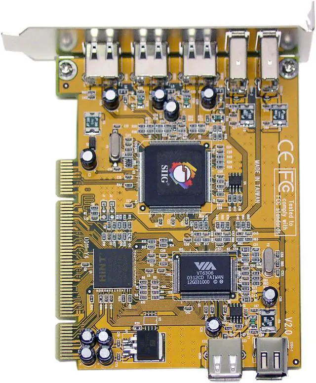 Alt view image 3 of 5 - SIIG USB2.0 + IEEE1394 DV Kit Model JU-NN0012