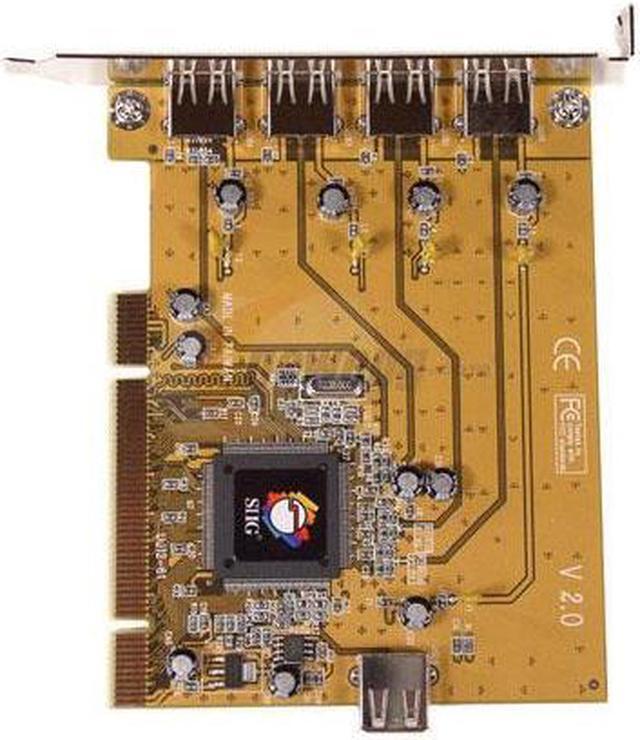 Alt view image 2 of 4 - SIIG PCI to USB Card Model JU-P50212