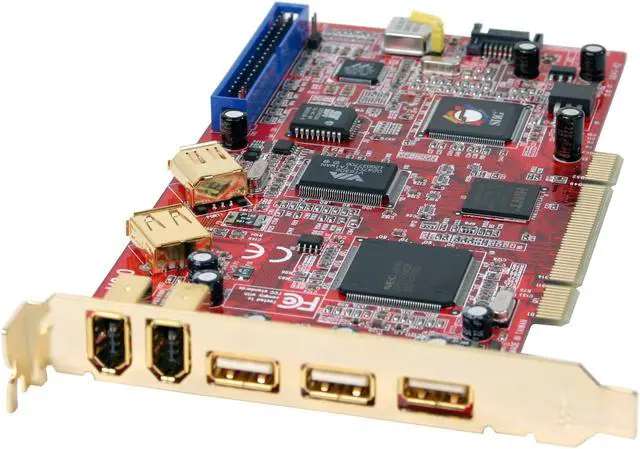 Main image of SIIG CN2508 PCI SATA USB 2.0 +1394 +SATA +Ultra ATA combo card