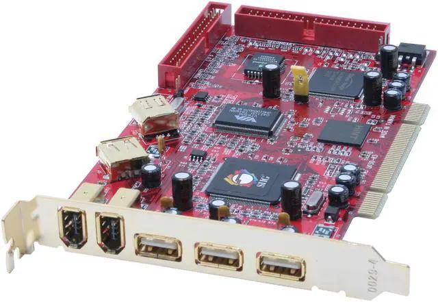 Main image of SIIG USB2.0 + 1394 + UltraATA133 RAID Card Model JU-NNBR11