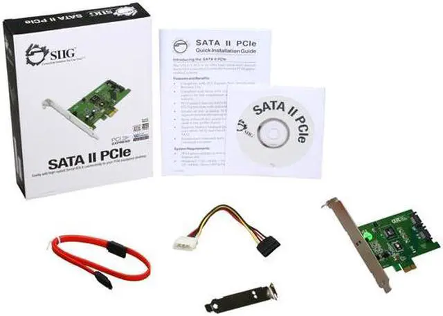 Alt view image 6 of 6 - SIIG SC-SAE012-S2 PCI-Express x1 SATA II (3.0Gb/s) Controller Card