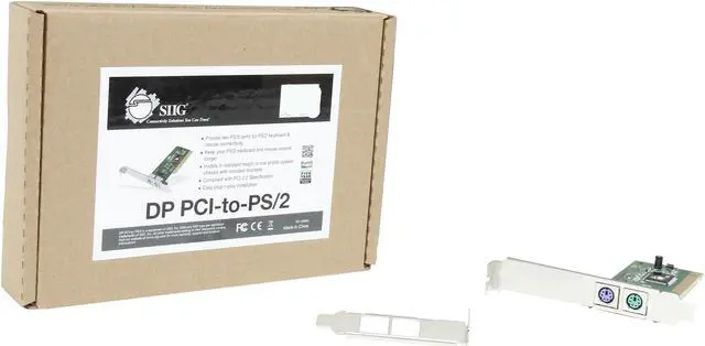 Alt view image 5 of 5 - SIIG PCI to PS/2 Card Model JJ-PA0012-S1