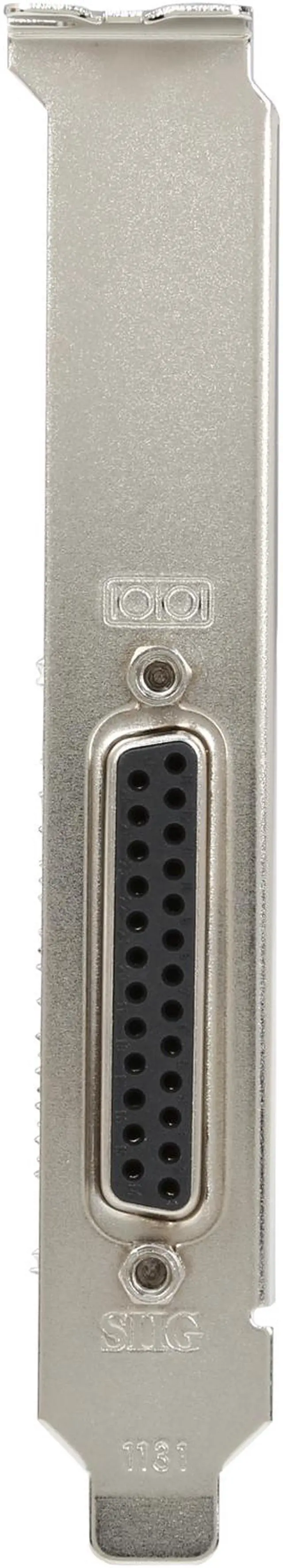 Alt view image 2 of 5 - SIIG 1-port Dual Profile ECP/EPP high-speed parallel PCIe adapter Model JJ-E01011-S3