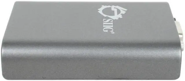 Alt view image 2 of 5 - SIIG USB2.0 to VGA Pro External Video Card Display Extender JU-VG0012-S1