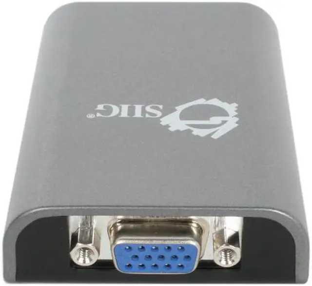 Alt view image 3 of 5 - SIIG USB2.0 to VGA Pro External Video Card Display Extender JU-VG0012-S1