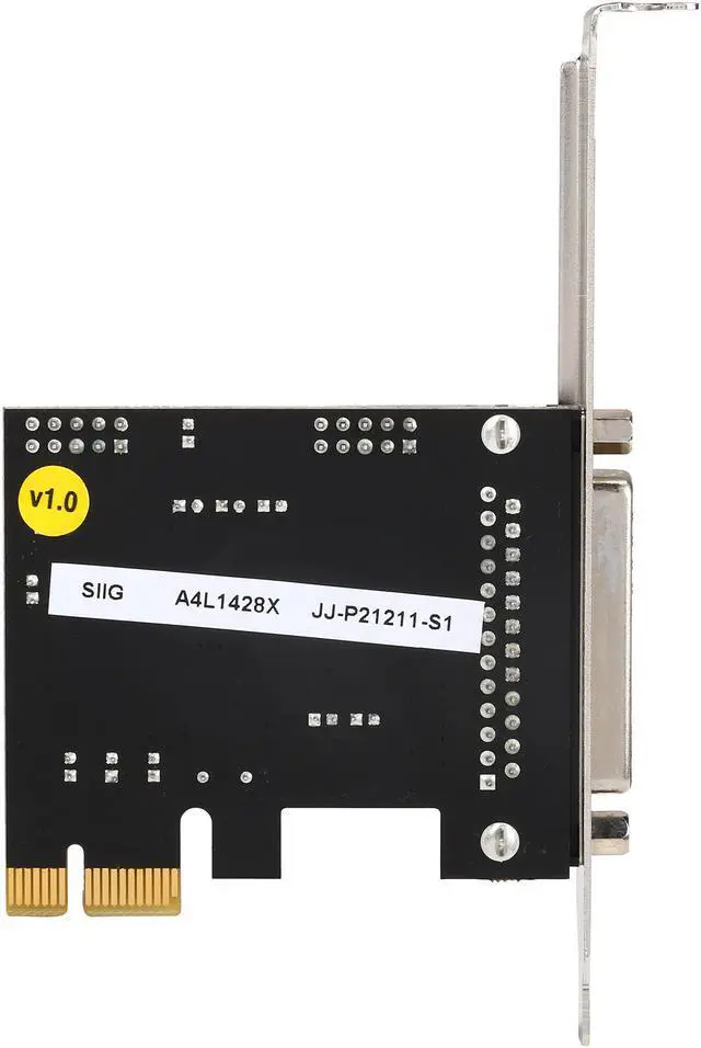 Alt view image 4 of 5 - SIIG PCIe Card w/ 2 Serial and 1 Parallel Port Model JJ-P21211-S1