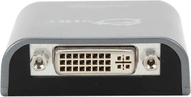 Alt view image 3 of 7 - SIIG JU-DV0112-S1 USB 2.0 to DVI/VGA Pro External Video Card Adapter