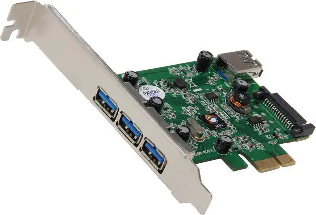 Main image of SIIG USB 3.0 4-Port PCIe i/e Model JU-P40212-S1