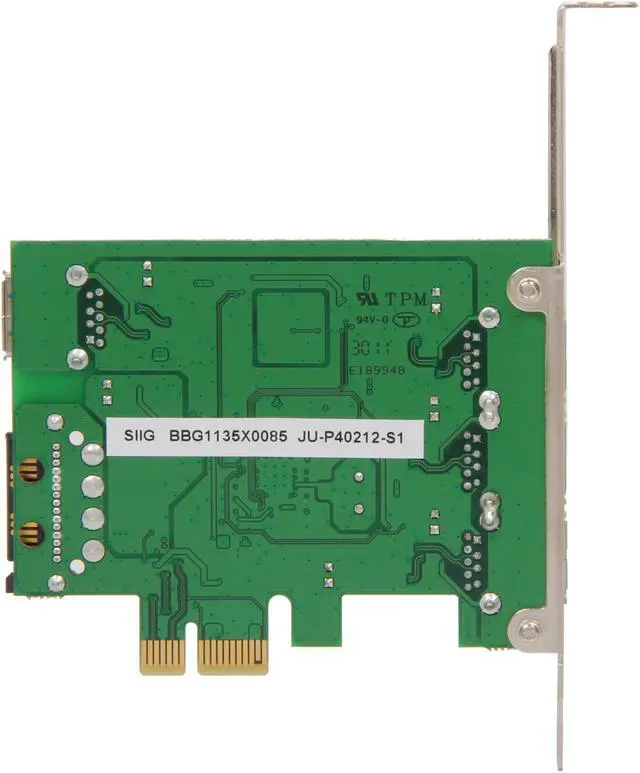 Alt view image 4 of 7 - SIIG USB 3.0 4-Port PCIe i/e Model JU-P40212-S1
