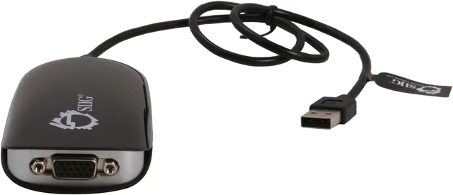 Alt view image 3 of 4 - SIIG JU-VG0111-S1 USB to VGA External Video Card Multi Monitor Video Adapter