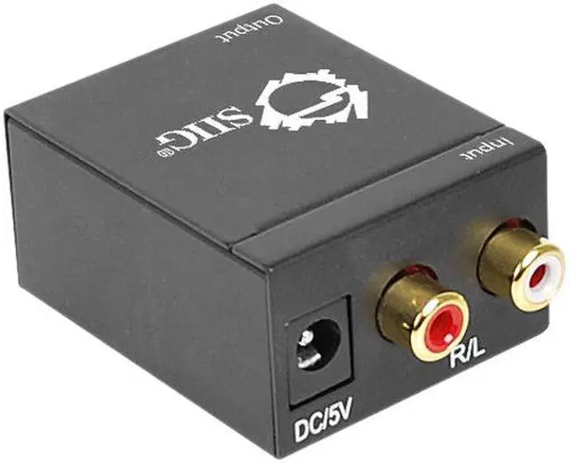 Alt view image 2 of 2 - SIIG Analog to Digital Audio Converter CE-CV0111-S1 - OEM