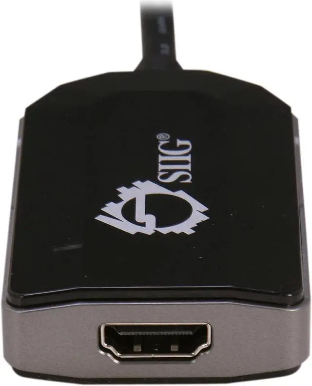 Alt view image 3 of 6 - SIIG JU-H20111-S1 USB 3.0 to HDMI/DVI Multi Monitor External Video Card Adapter - OEM