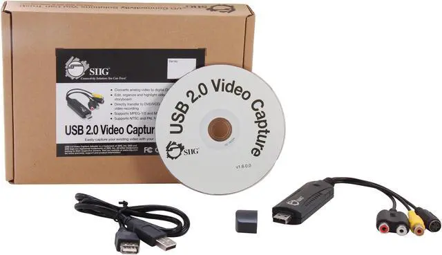 Alt view image 4 of 4 - SIIG JU-AV0211-S1 USB 2.0 Video Capture Adapter