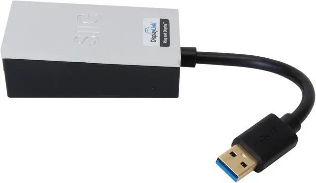 Alt view image 3 of 5 - SIIG USB 3.0 to VGA Pro Converter JU-VG0311-S1