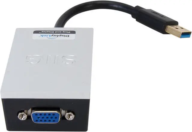 Alt view image 4 of 5 - SIIG USB 3.0 to VGA Pro Converter JU-VG0311-S1