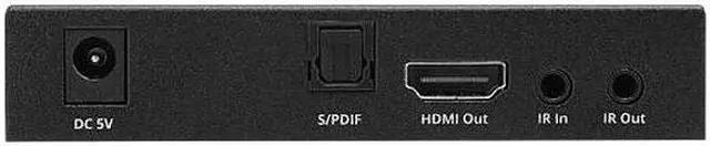 Alt view image 3 of 14 - SIIG 1x4 HDMI Splitter Over Cat6 Extender with Loopout, IR, ARC & RS-232 CE-H27A11-S1