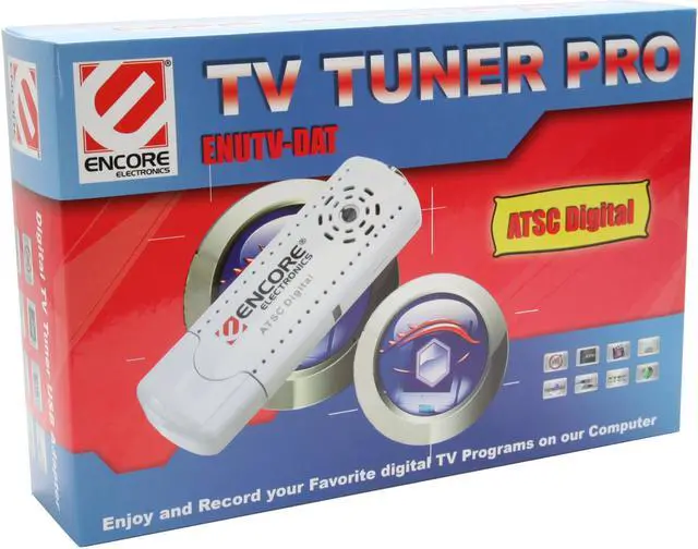 Alt view image 9 of 9 - ENCORE ATSC Digital TV USB Stick w/ Remote ENUTV-DAT USB 2.0 Interface