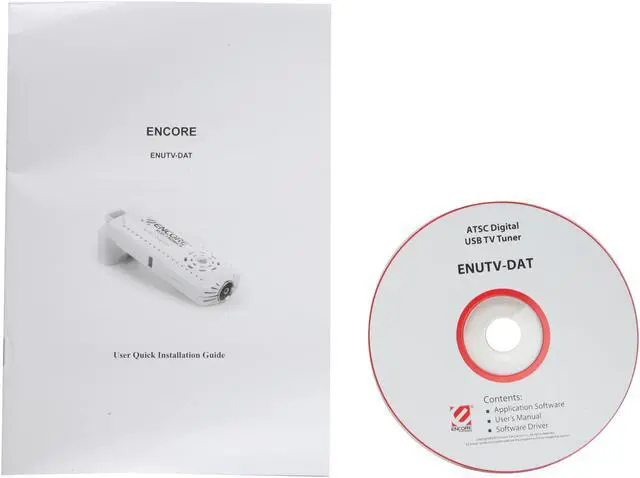 Alt view image 8 of 9 - ENCORE ATSC Digital TV USB Stick w/ Remote ENUTV-DAT USB 2.0 Interface