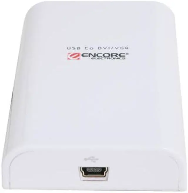 Alt view image 2 of 6 - ENCORE ENMUV-2 External Video Card USB Video Adapter 1920x1080 (DVI / VGA)