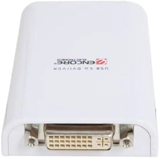 Alt view image 4 of 6 - ENCORE ENMUV-2 External Video Card USB Video Adapter 1920x1080 (DVI / VGA)