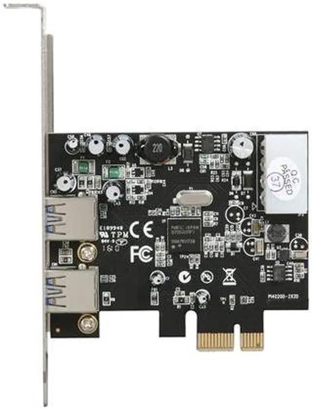 Alt view image 3 of 6 - ENCORE SuperSpeed USB3.0 PCIE Adapter Model ENLUH-302