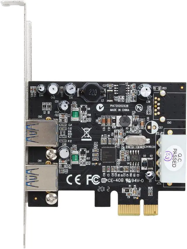 Alt view image 3 of 7 - ENCORE SuperSpeed USB 3.0 PCIe Adapter Model ENEUH-352